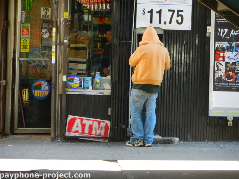 People Using New York City Payphones.