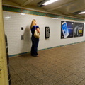 Times Square Payphone User