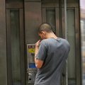Times Square Payphone User