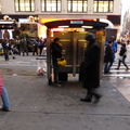 Broadway and 35th Street, during Super Bowl Week.