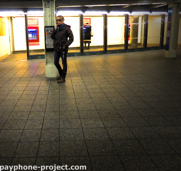 Times Square Subway Station. February, 2014.