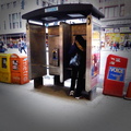 Talking on the Titan. Garment District. 