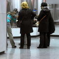Penn Station, Tourists Using Payphones