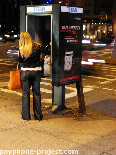 Hot Blondes Still Use Payphones.