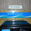 This abandoned Verizon payphone still sports another telephonic relic: the Bell Atlantic logo.