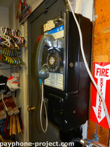 Rotary Dial Payphone, Astoria NY - February, 2012.