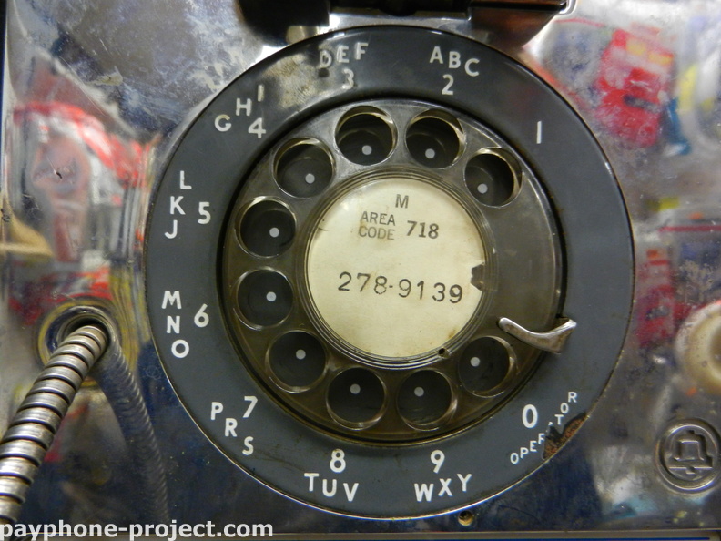 Rotary Dial Payphone, Astoria NY - February, 2012.