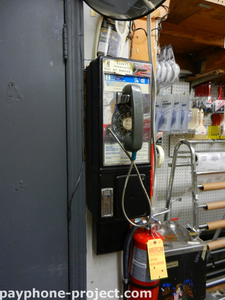 Rotary Dial Payphone, Astoria NY - February, 2012.
