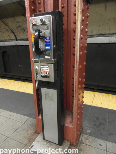 (212) 223-8798. Lexington Avenue/53rd Street E Train Station. Abandoned PTS Payphone.