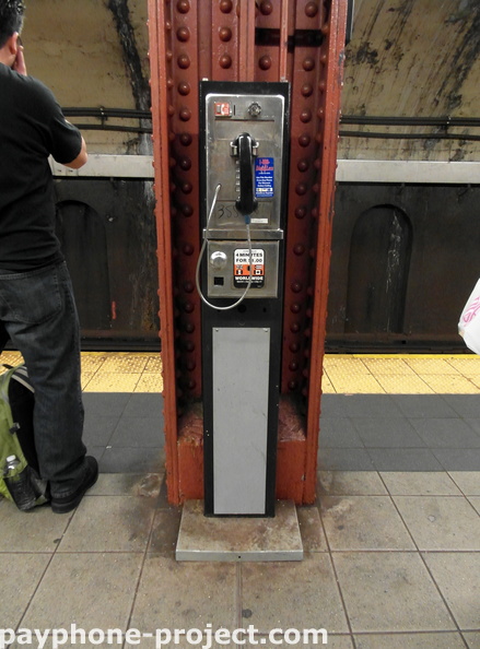 (212) 355-8081. Lexington Avenue/53rd Street E Train Station. Abandoned PTS Payphone.