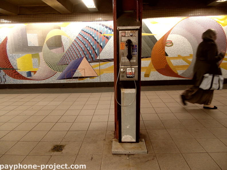 (212) 223-9585. Lexington Avenue/53rd Street E Train Station. Abandoned PTS Payphone.