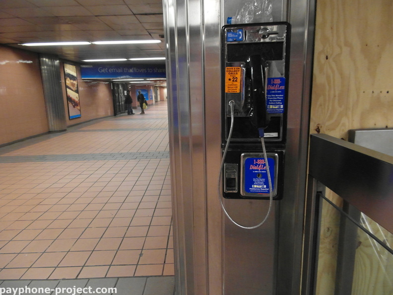 (212) 599-9804. Grand Central Station. Abandoned PTS Payphone.
