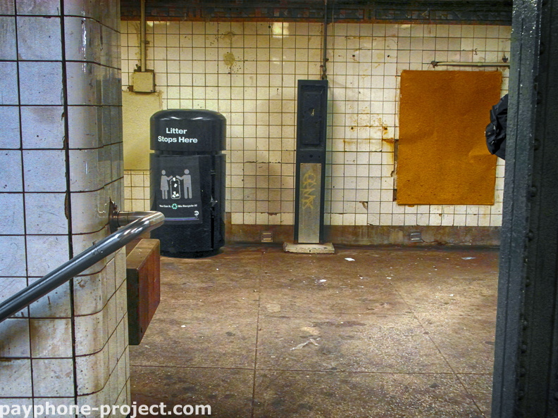 1st Avenue Subway Station, Brooklyn-Bound Platform.