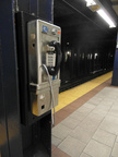 23rd Street N/R Subway Station. Abandoned PTS payphone.