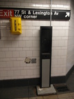 Abandoned Payphone Carcass. 77th Street Subway Station.