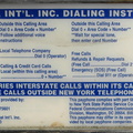 Reliatel International Inc. Dialing Instructions