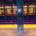 Nassau Ave. Subway, Greenpoint. Abandoned Payphone Carcass.