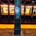 Nassau Ave. Subway, Greenpoint. Abandoned Payphone Carcass.