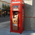 British Red Phone Box Converted to an ATM. Greenpoint, Brooklyn. May, 2013.