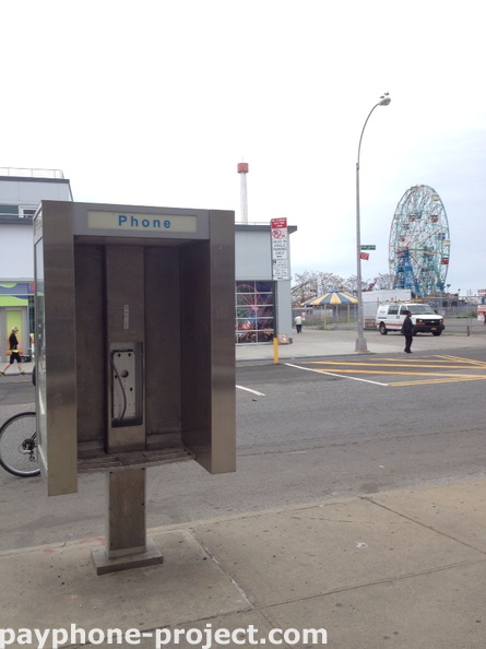 Coney Island: Abandoned Payphone. Stillwell Avenue just south of Surf Avenue.  May, 2013.