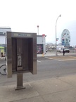 Coney Island: Abandoned Payphone. Stillwell Avenue just south of Surf Avenue.  May, 2013.