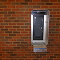 Yonkers. Metro-North train station. Abandoned TTY/TDD payphone.