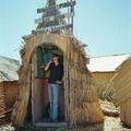 Isla Flotantes, on Lake Titicaca, Peru.