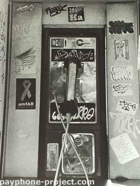 Grafitti Payphone Hudson NY