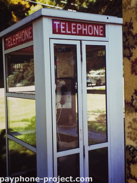 Sandy Point Motel Long Lake NY Non Working Phone Booth 1
