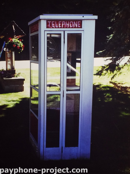 Sandy Point Motel Long Lake NY Non Working Phone Booth 2