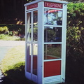 Shamrock Motel &amp; Cottages Long Lake NY Working Phone Booth