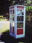 Shamrock Motel &amp; Cottages Long Lake NY Working Phone Booth