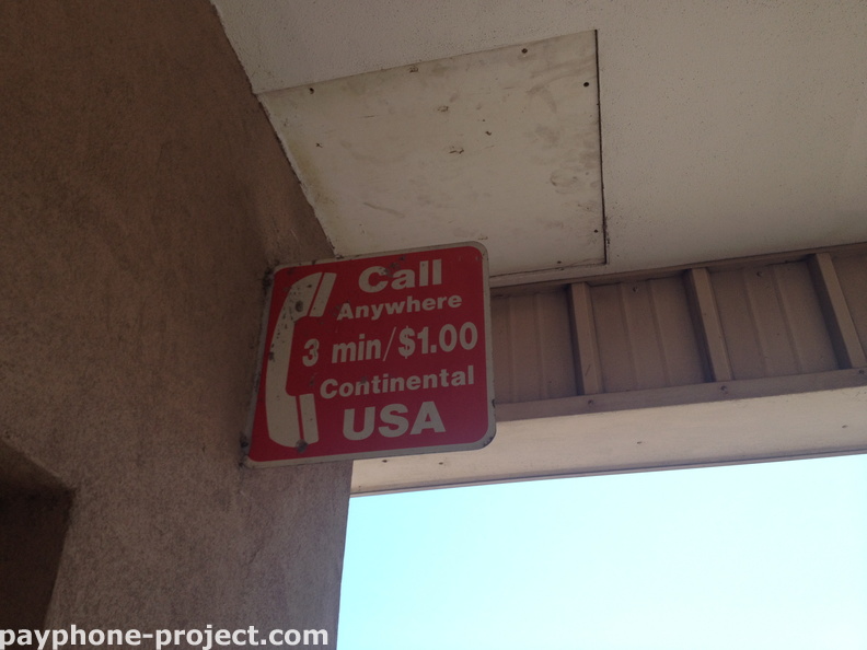 Georgetown SC Payphone Sign @ Family Dollar
