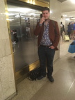 Me on payphone Grand Central Station 2018
