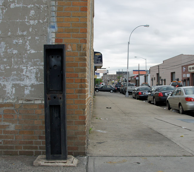 Payphone Gone. Long Island City, Queens.