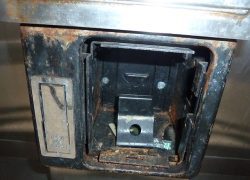 Gored. A Murdered Payphone Coinbox.