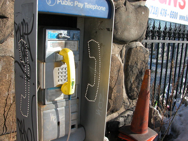 Cemetery Payphone. February, 2004.