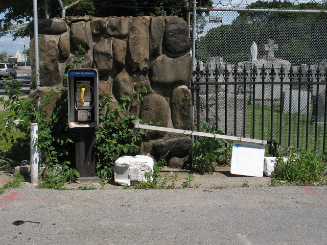 Cemetery Payphone. July, 2009.
