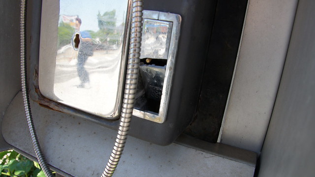 Cemetery Payphone. May, 2010.