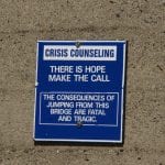 San Francisco, Golden Gate Bridge Emergency Call Box.