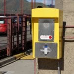 San Francisco, Golden Gate Bridge Emergency Call Box.