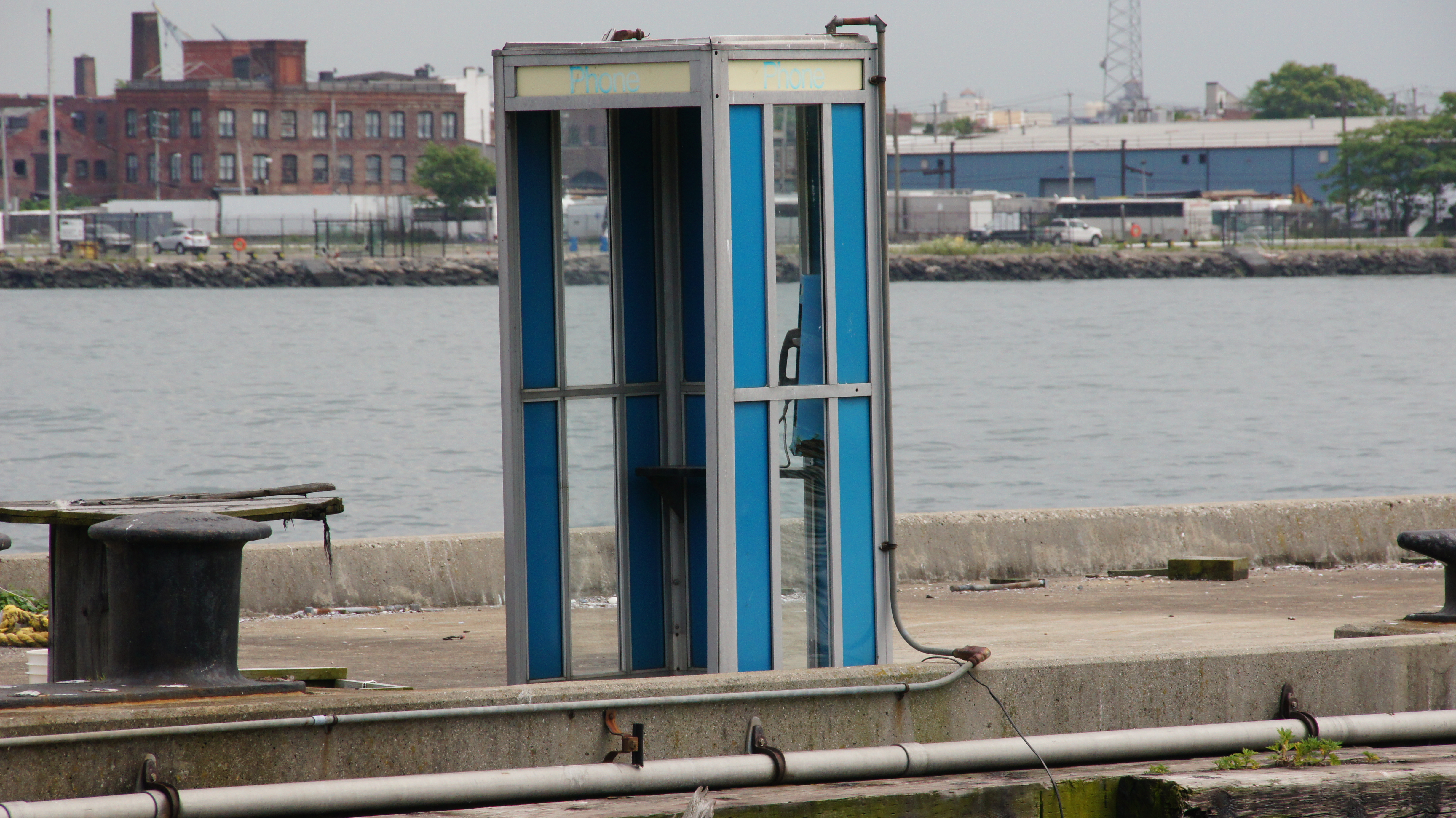 The Old Phone Booth On Yankee Pier, NYC