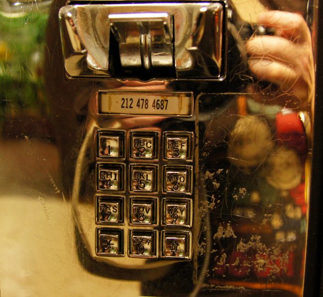 Was This the Work of PRAY on a Port Authority Bus Terminal Payphone?