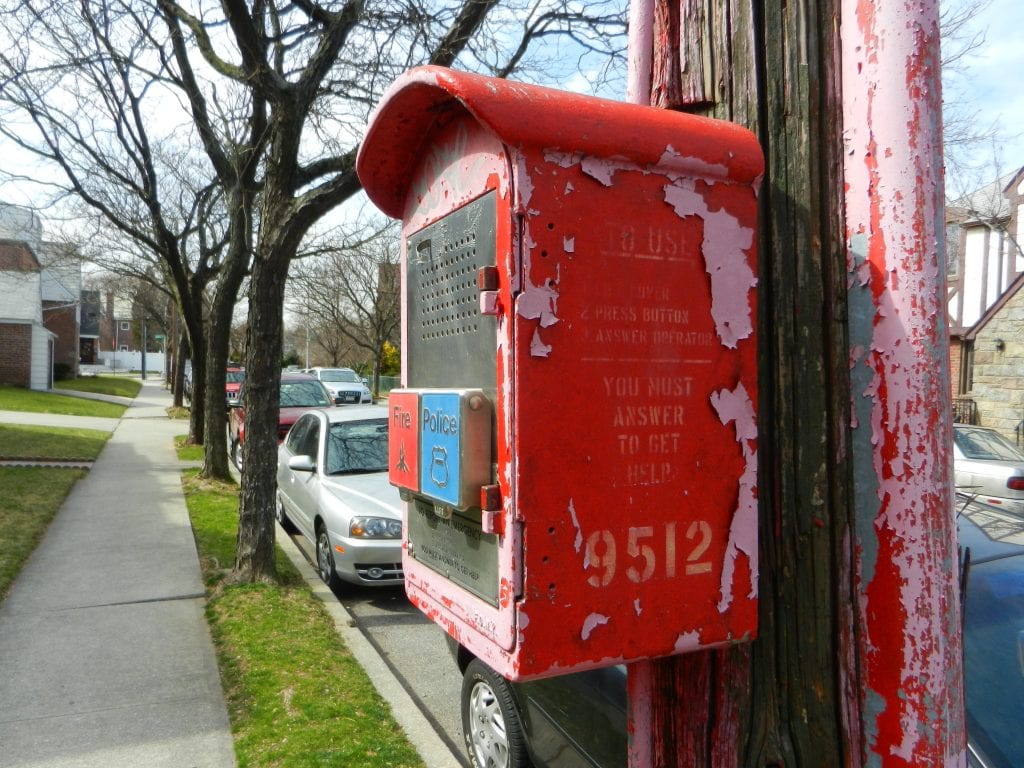 NYC Emergency Call Box