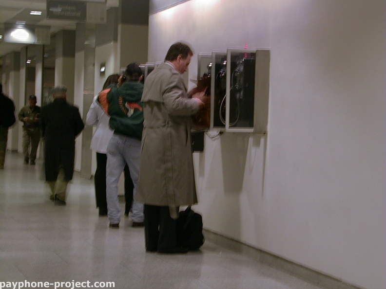 Busy Rockefeller Center Payphones