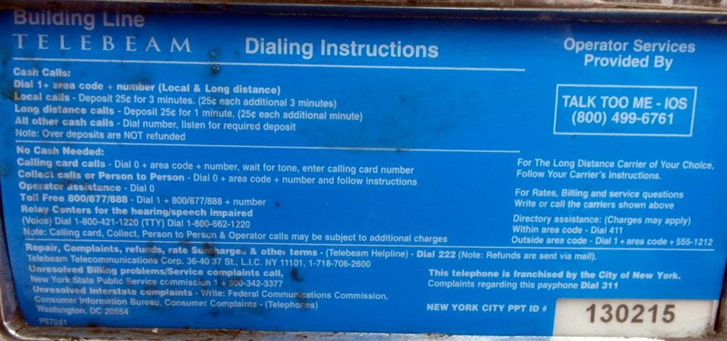 (212) 768-3859: The Fine Print