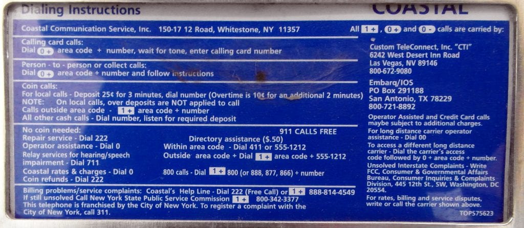 Coastal Communications: The Fine Print