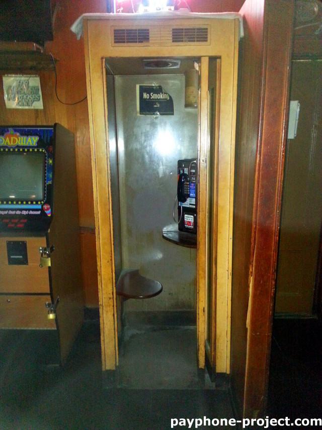 Old Style Wood Phone Booth Sighting. July, 2013.