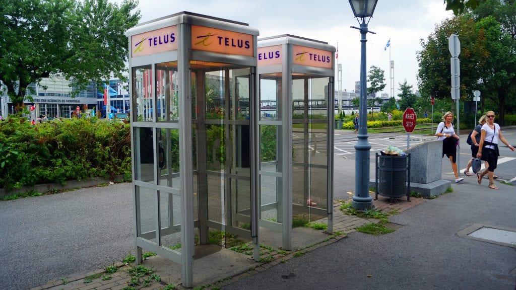Telus Phone Booths, Montreal