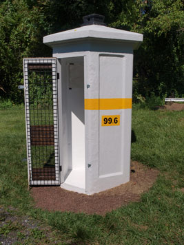 Concrete Phone Booths, Ironton Rail Trail